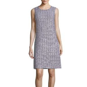 St John Tweed Sleeveless Dress Size 14